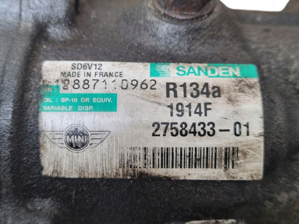 фото №6, Компресор кондиціонера mini cooper r56 2009 2758433