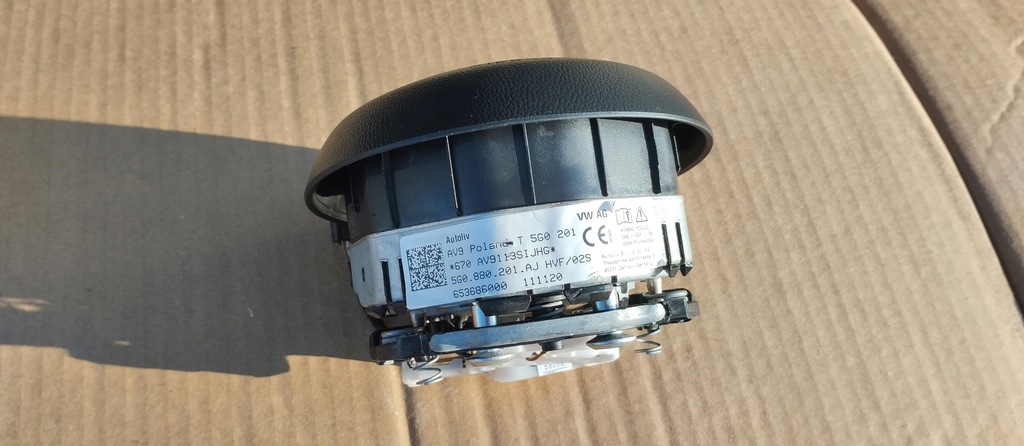 фото №5, Подушка подушка безпеки водія volkswagen t-roc r line 22r 5g0880201aj оригінал