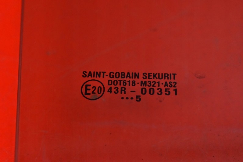 фото №5, Стекло боковая правая задняя suzuki swift iv mk6 5d 05r