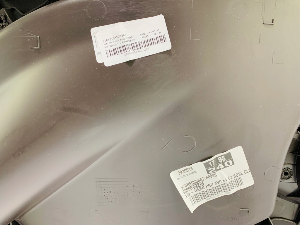 фото №4, 809008814r обшивка дверь правый перед bose renault espace v