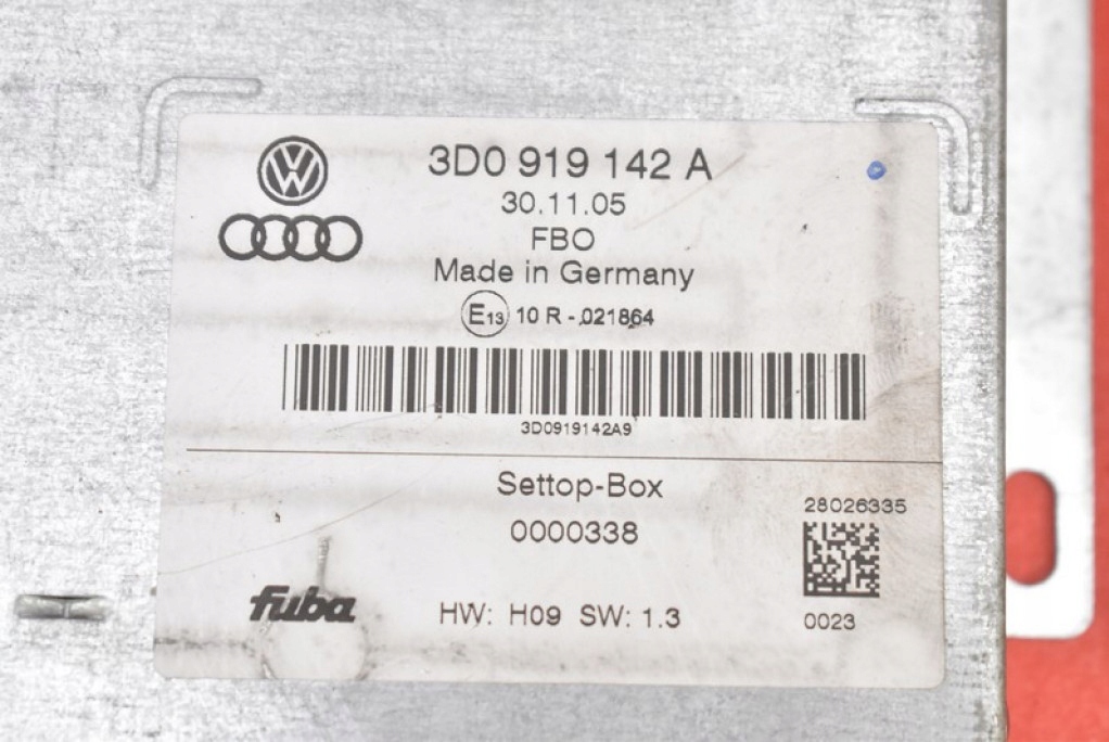 фото №9, Блок керування модуль тюнер tv 3d0919142a vw phaeton 02-08