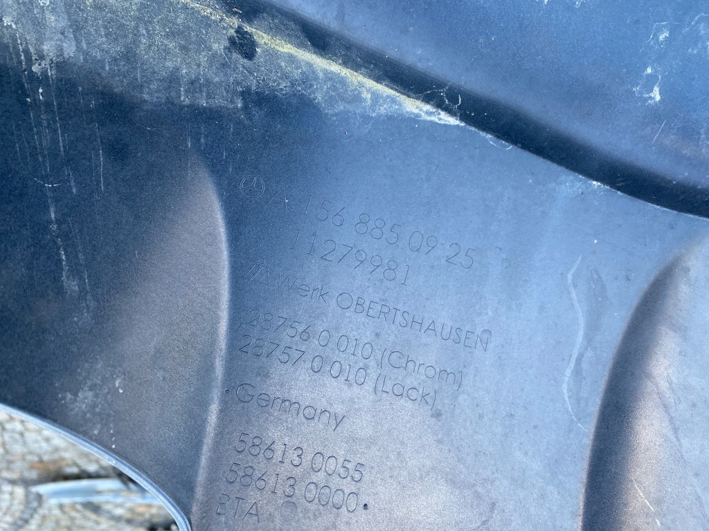 фото №16, Mercedes 156 gla спойлер диффузор накладка задняя 1568850925 оригинал