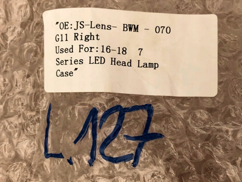 фото №10, Корпус фара правого передний led do bmw serii 7 g11 g12 2015-2018