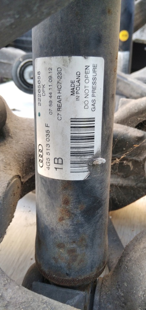 фото №6, Audi a6 c7 поворотный кулак подвеска правый задняя 2.0