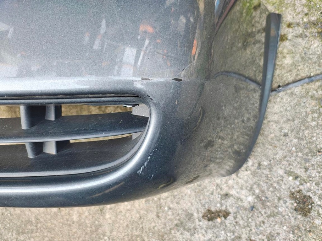 фото №7, Nissan primera p12 02- бампер передний решётка радиатора ky5g