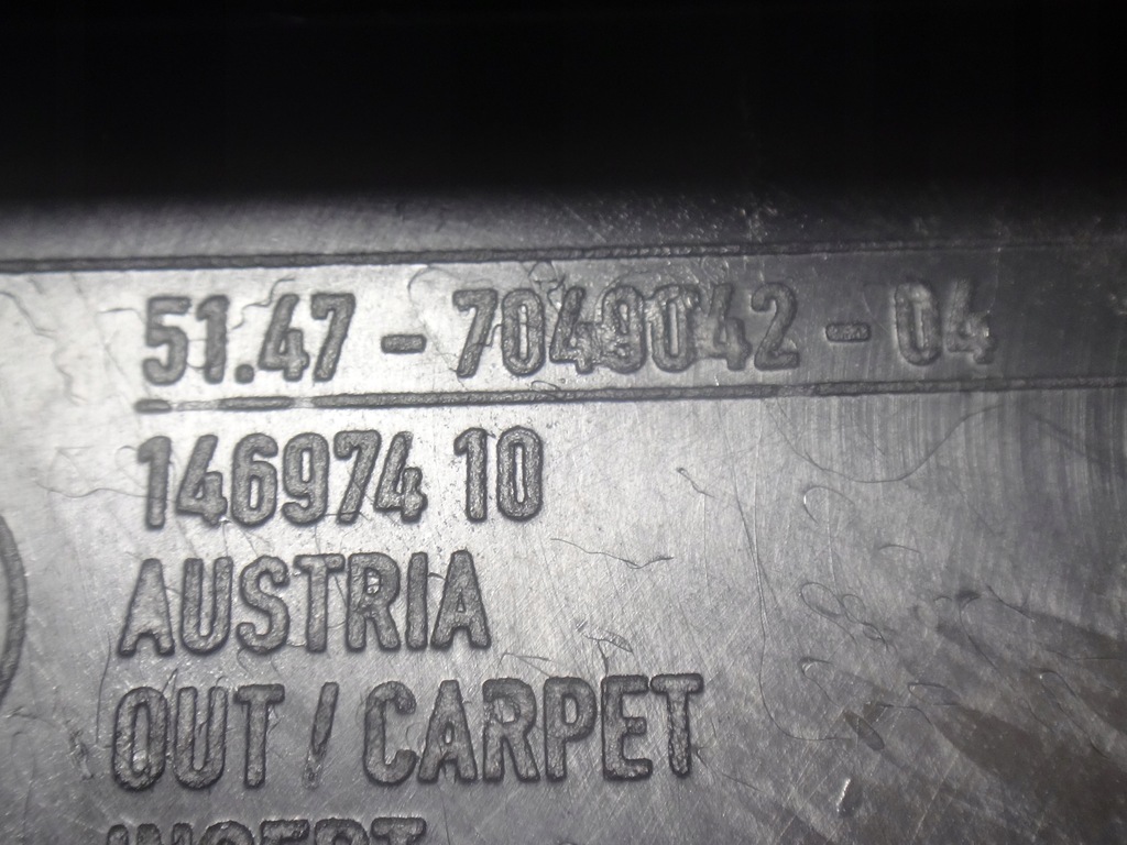 фото №6, Оббивка багажника задня права bmw x3 e83 czarna