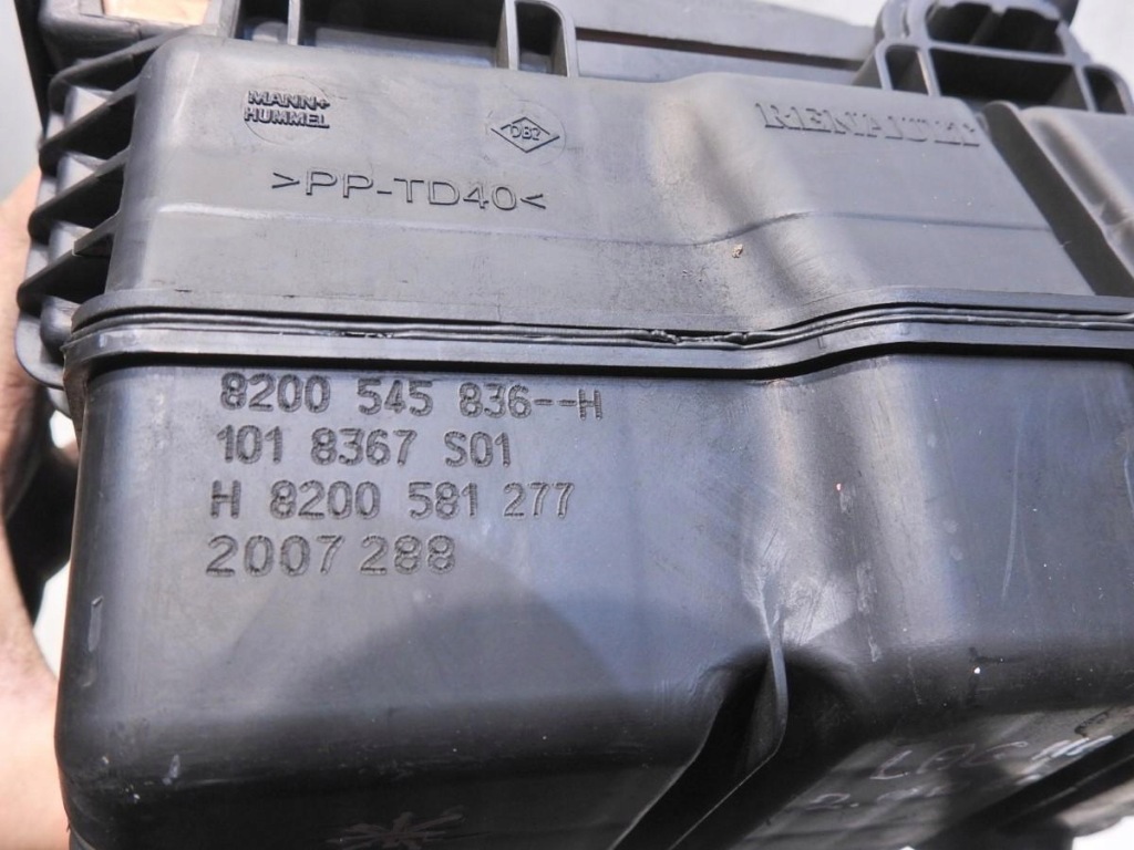 фото №7, Корпус фильтра воздуха renault laguna iii 2.0 dci 8200545836 h8200581277