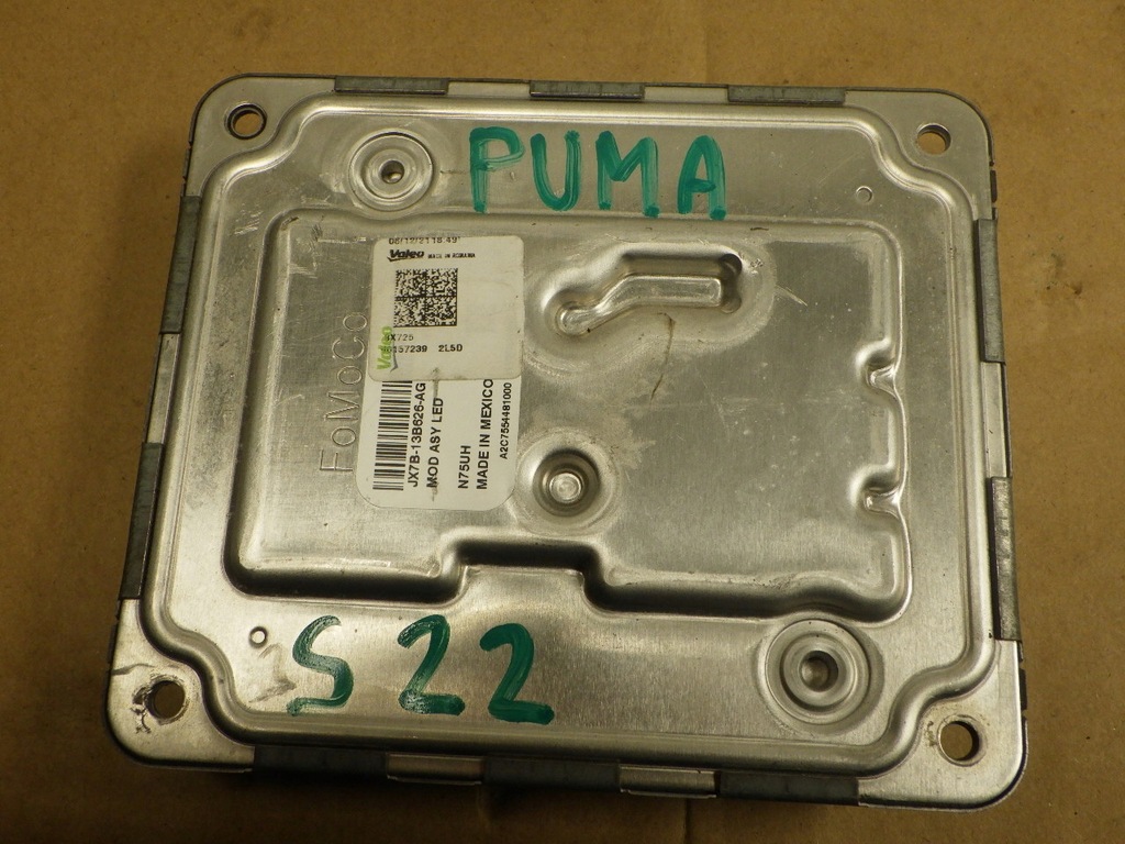 фото №1, Ford puma mk2 focus mk4 перетворювач модуль led jx7b13b626ag