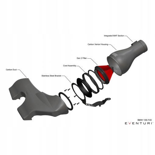 фото №5, Воздухозаборник bmw m135i f40 eventuri
