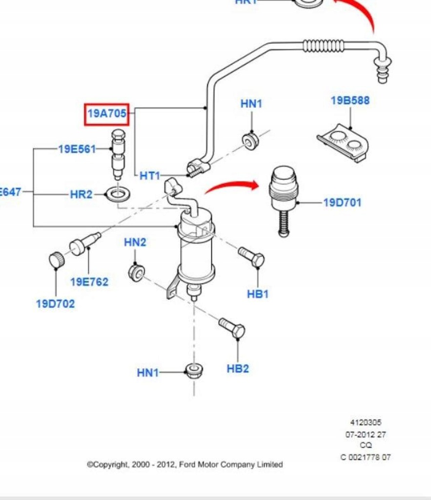 фото №8, Шланг кондиционера ford ka 96-08 1097370