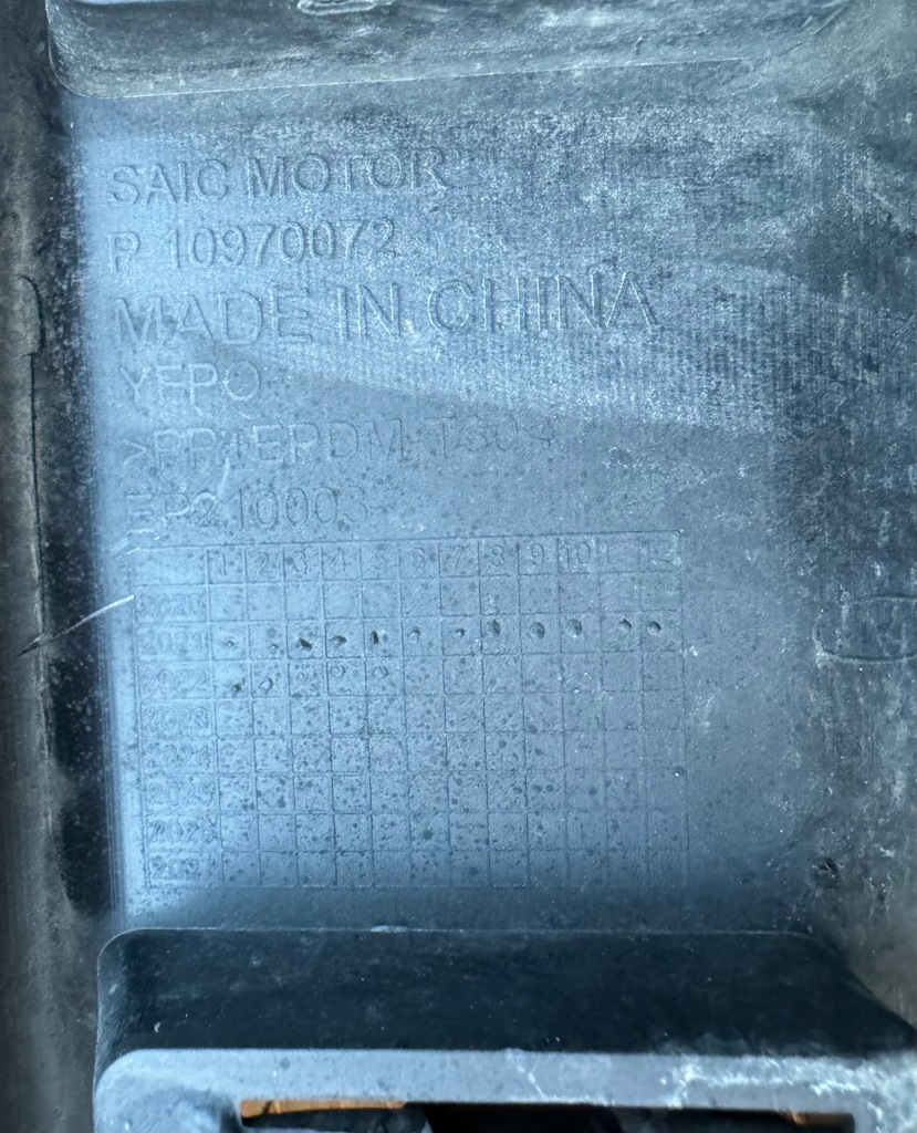 Бампер задний  задний mg marvel r 21+ electric 4pdc диффузор спойлер p10970071 Недорого