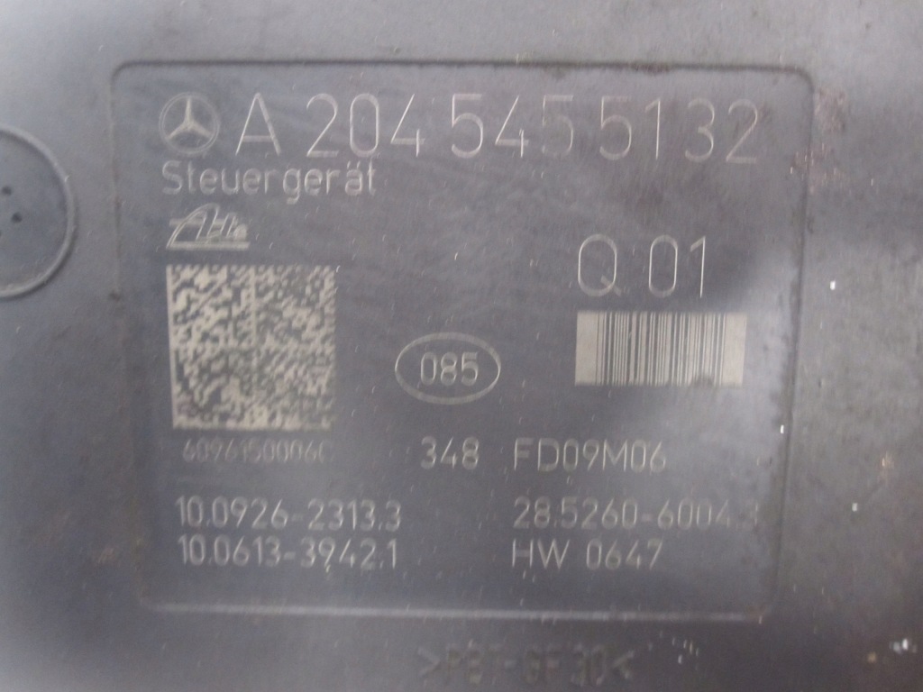 Насос тормозная блок управления abs a2044313712 mercedes w204 07-14 с Разборки