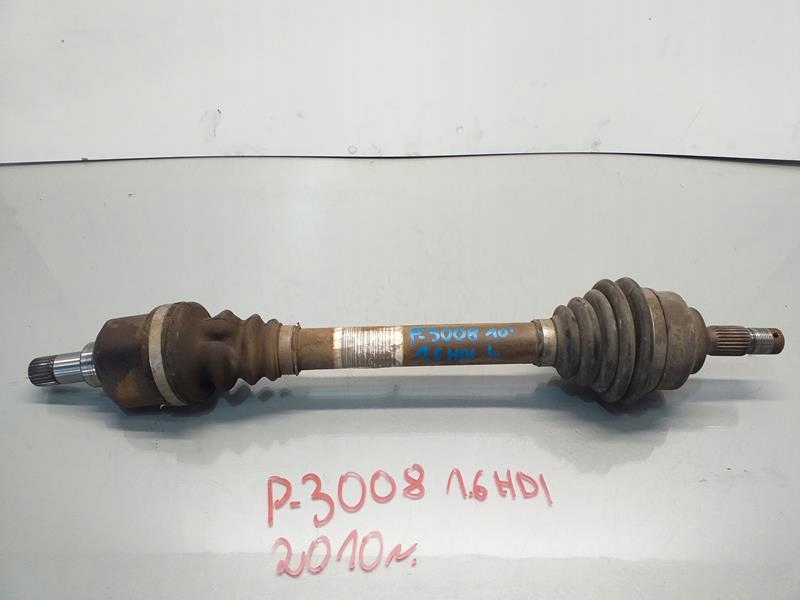 фото №1, Приводной вал левая peugeot 3008 i 1.6 hdi
