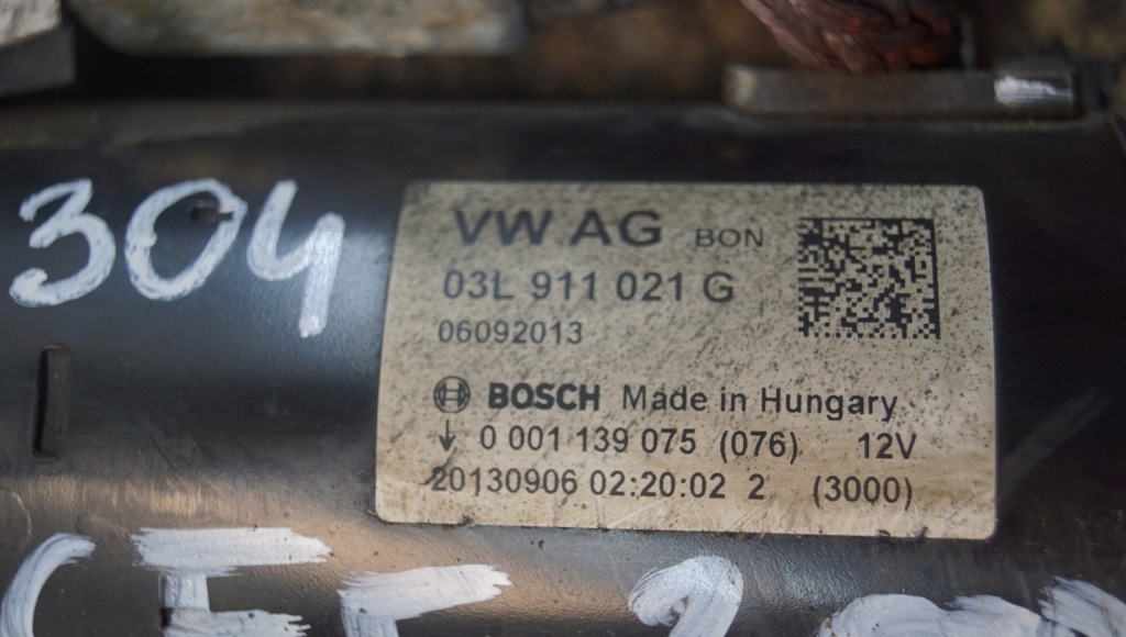 Стартер audi a4 b8 a5 2.0 tdi 03l911021g Цена