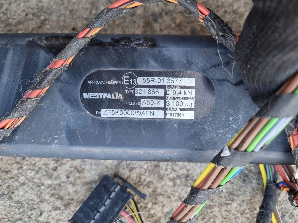 фото №9, Vw golf vi plus + hak буксировочный балка жгут westfalia 55r-013577 a50-x