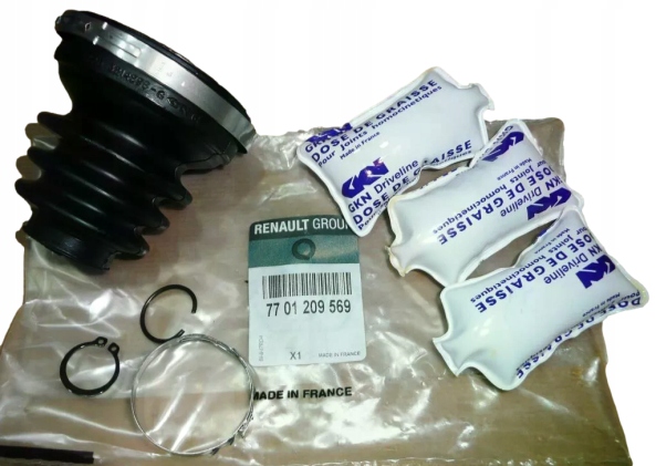 фото №1, Захист шарнір renault megane scenic 7701209569 новий оригінал оригінальний номер