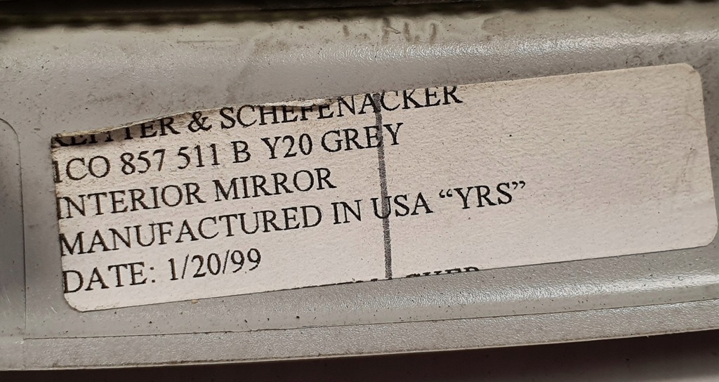 фото №6, Зеркало заднего вида часы vw new beetle 1c