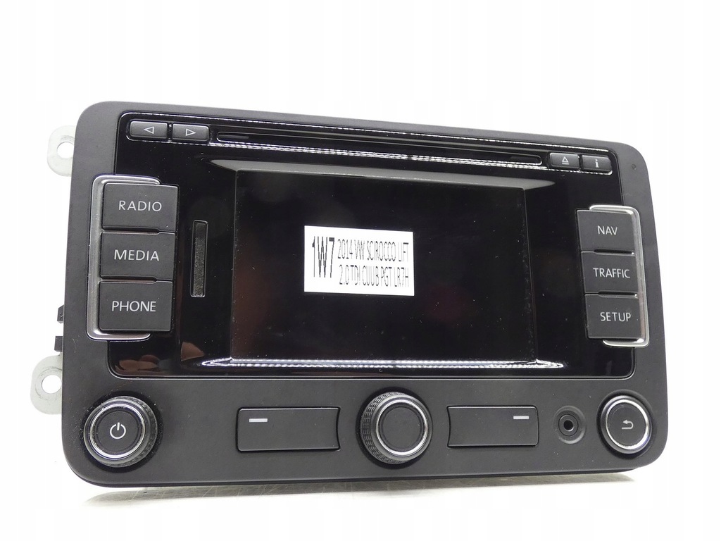 фото №1, Радио радиопроигрыватель навигация cd rns 315 vw scirocco iii lift 1q0035279b