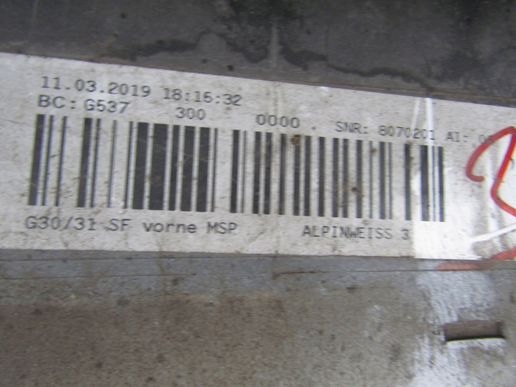 фото №11, Бампер bmw 5 g30 g31 16-20 перед spr pdc m-pakiet