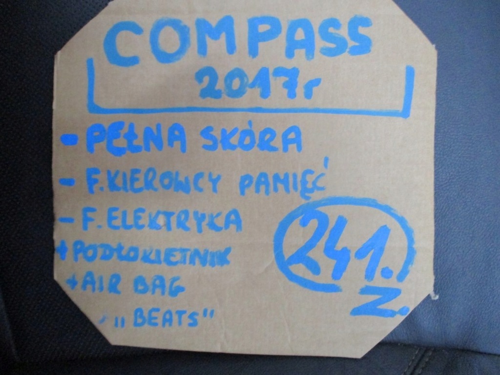 фото №16, Обивка кожа сиденья jeep compass ii 17r