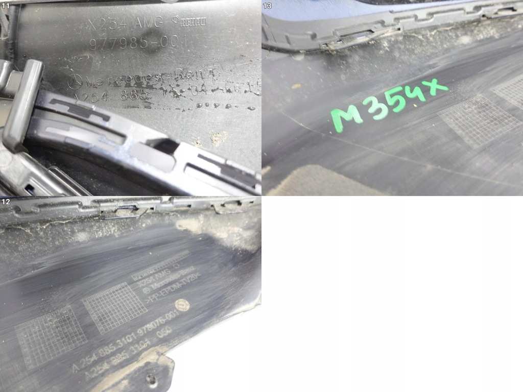 фото №12, Mercedes glc ii x254 c254 amg 22- бампер спойлер перед 6xpdc