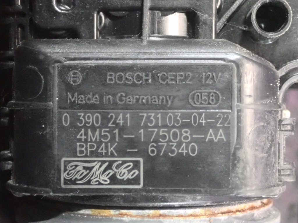 фото №6, Mazda 3 i bk hb 5d 03-06 механізм моторчик двірник 4 pin 4m5117508aa