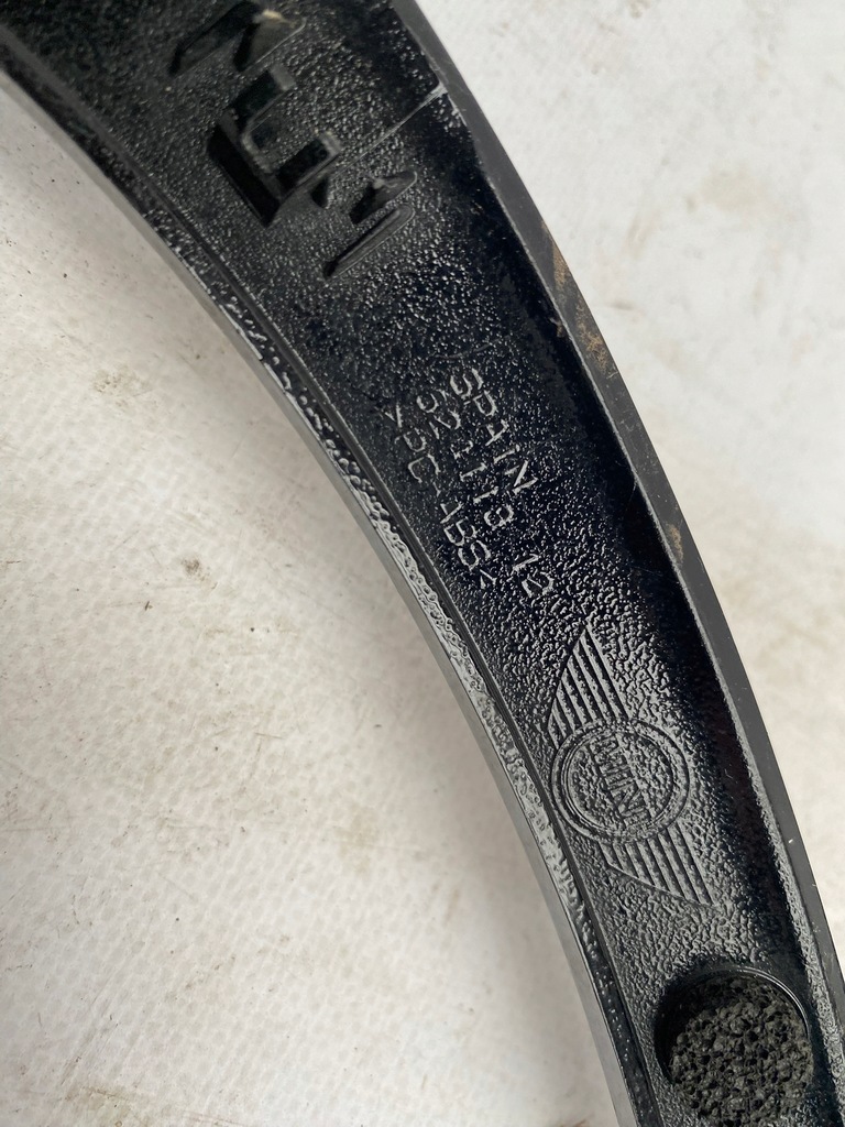 фото №4, Mini f54 lci рамка панель фары капот хром чёрный правый