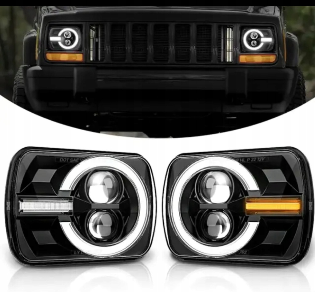 Купити Фари перед ліхтарі  led jeep cherokee xj комплект новинка