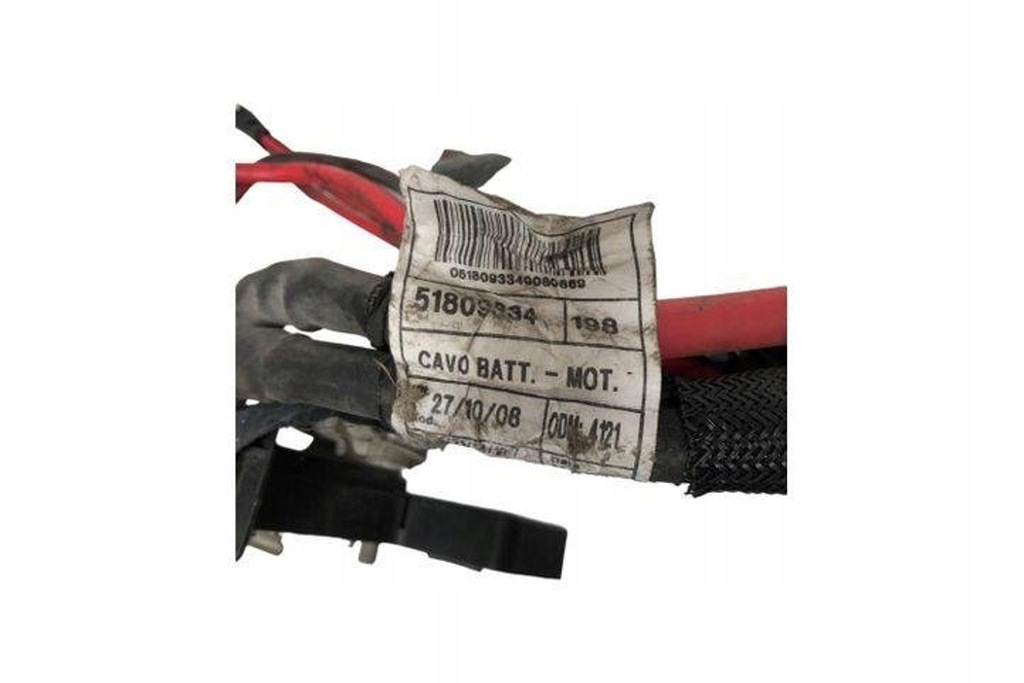 фото №7, Клемма плюсовая fiat bravo ii 198_ 51809334 1.9l дизель 85kw 2008