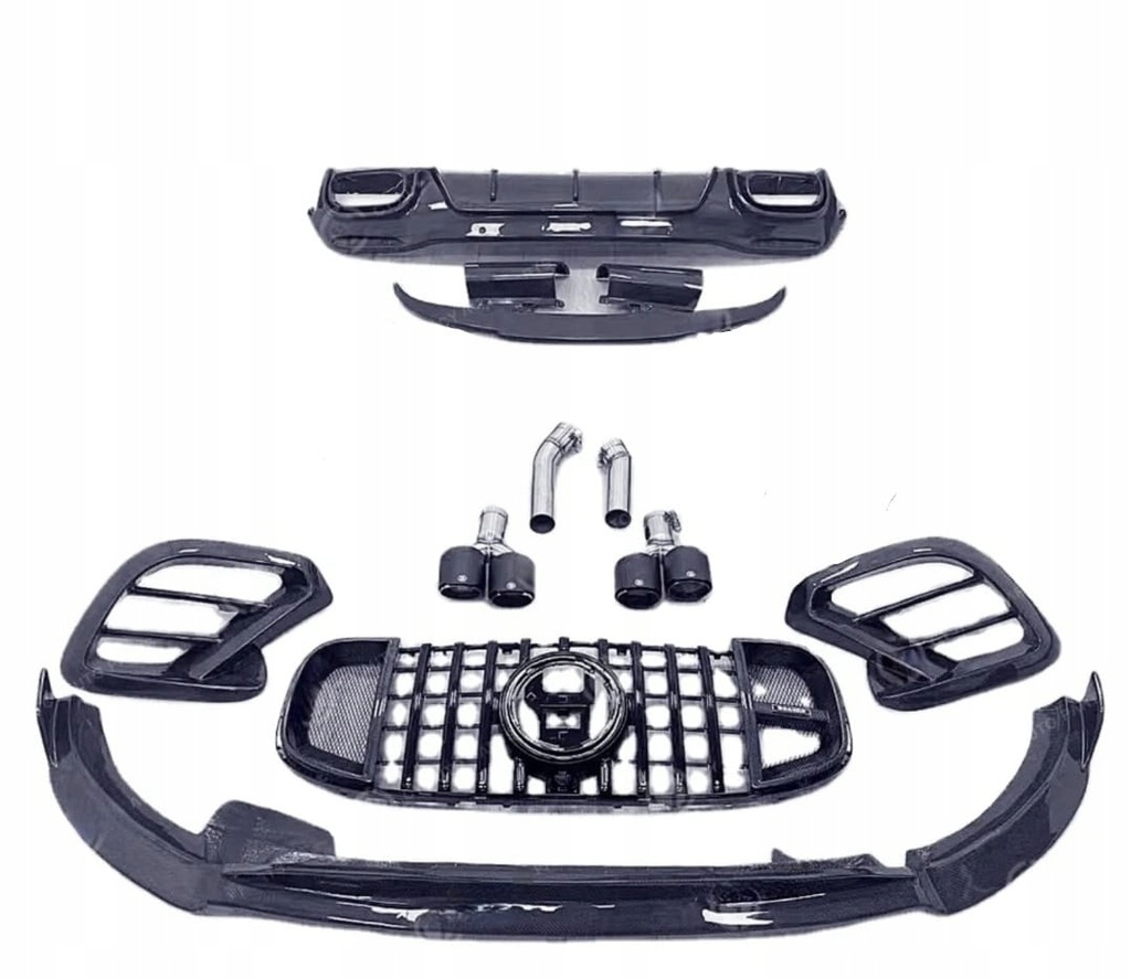 фото №1, Mercedes gls x167 brabus накладки карбон