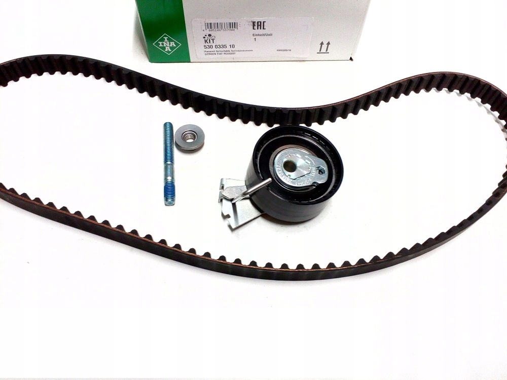 фото №14, Грм kpl./rolka+ ремінь+ болт/ 1.4 530033510 ina