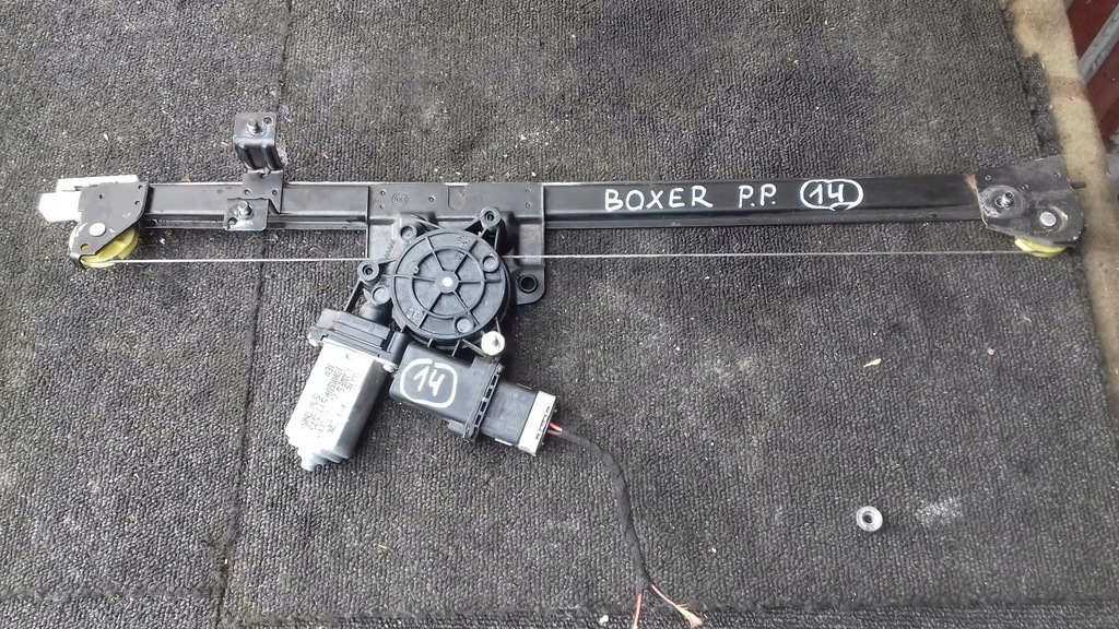 фото №6, Підйомник скло правий перед peugeot boxer ii