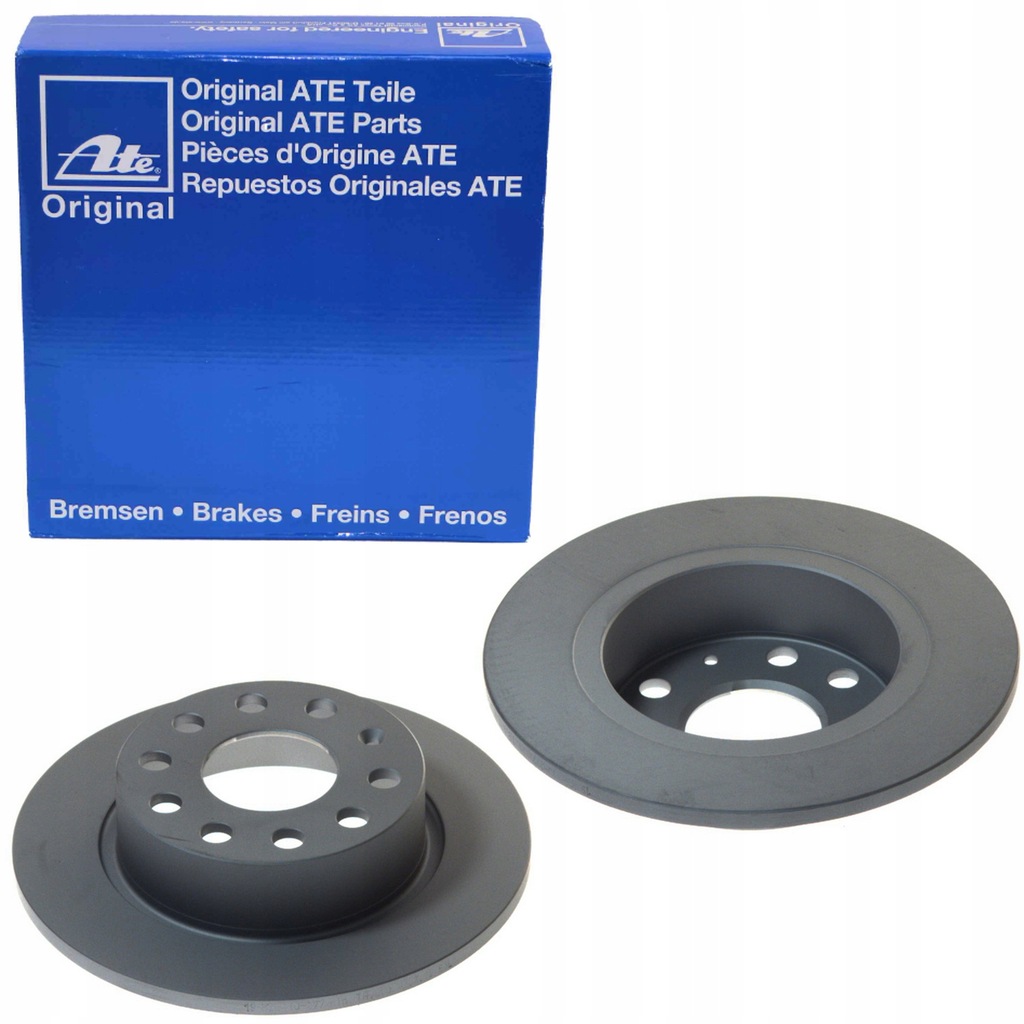 фото №1, Ate тормозные диски задняя do audi a3 8p leon iii golf v vi