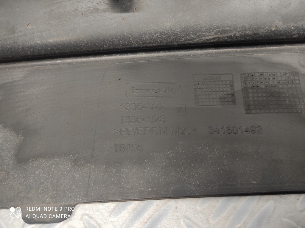 фото №7, Спойлер дифузор бампера задня opel zafira iii c