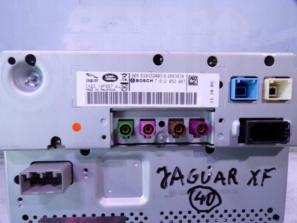 фото №8, Дисплей екран навігації радіо jaguar xf x250 cx23-14f667-aj