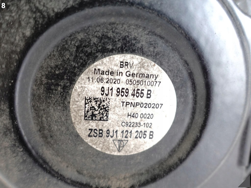 фото №9, Porsche taycan 9j1 audi e-tron gt rs 4j3 вентилятор вентилятор корпус правий