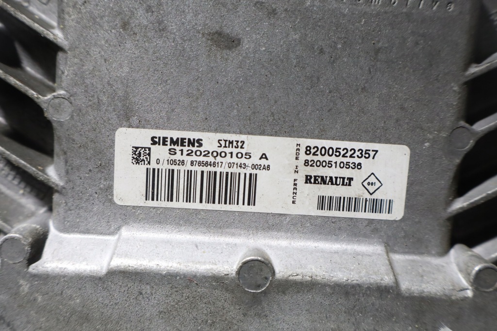 фото №4, Бортовой компьютер двигателя renault clio iii 1.2 16v