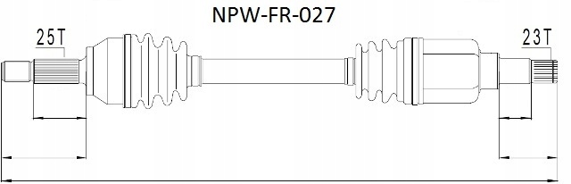 фото №1, Nty npw-fr-027 wał привідний