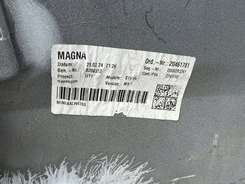 фото №12, Бампер задняя задний bmw x1 u11 m набор цвет a96