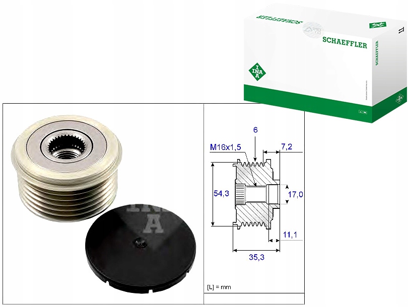 Купить Генератор - сцепление односторонний schaeffler ina 535 0039 10