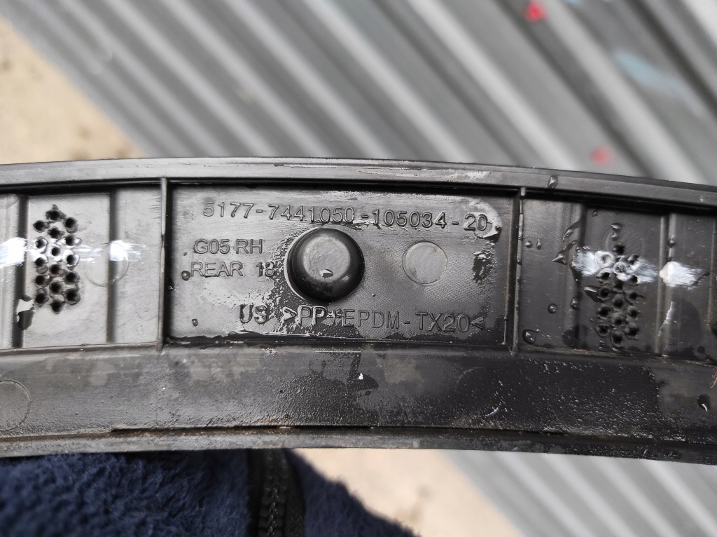 фото №10, Молдинг крыла правый задняя bmw f15 x5 7441050