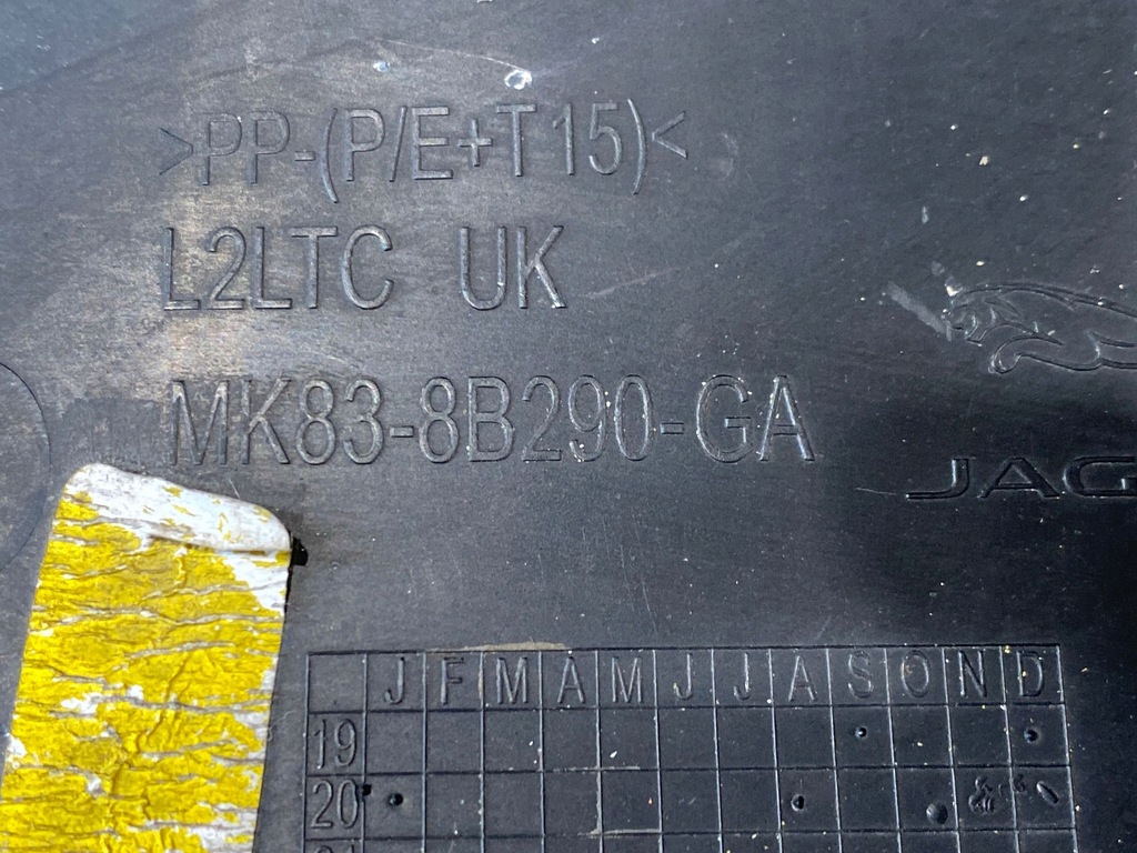 фото №6, Решітка бічна бампера передній mk838b290ga jaguar f-pace lift