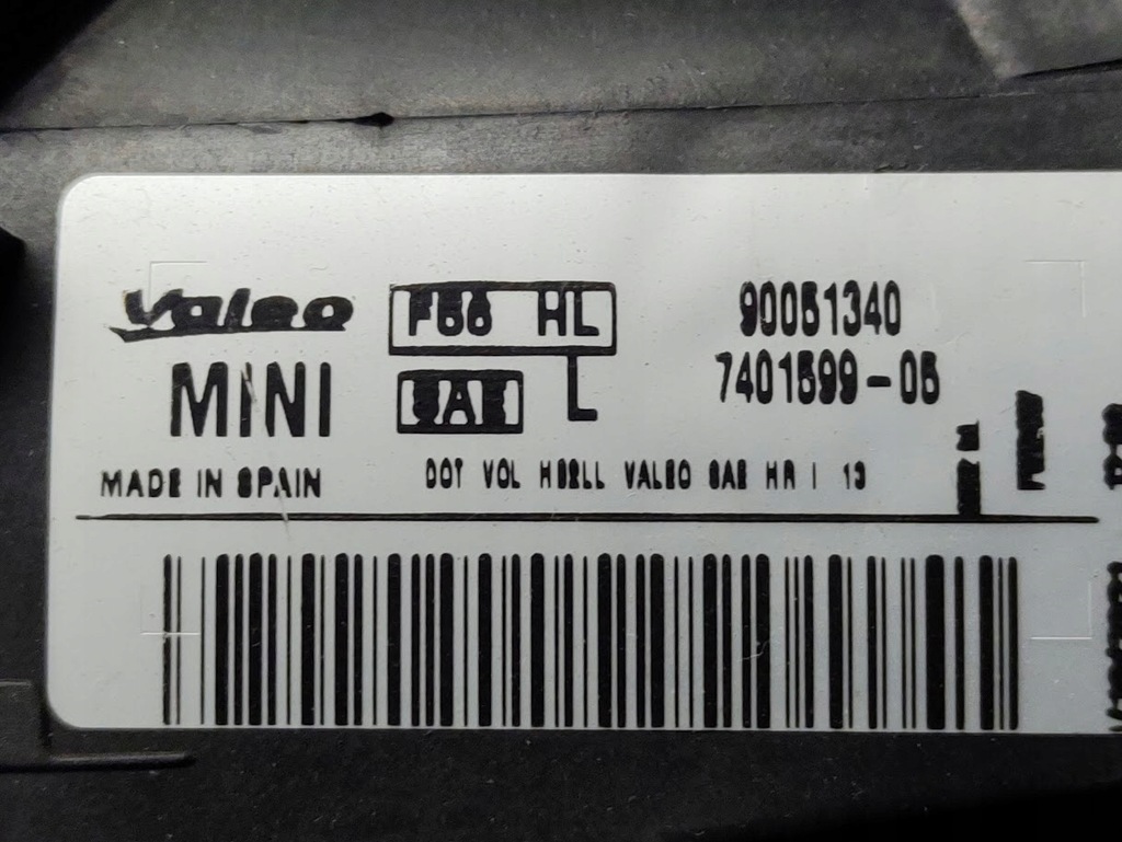 фото №7, Лампа лівий перед mini f55 f56 f57 cabrio 63117401599 7401599