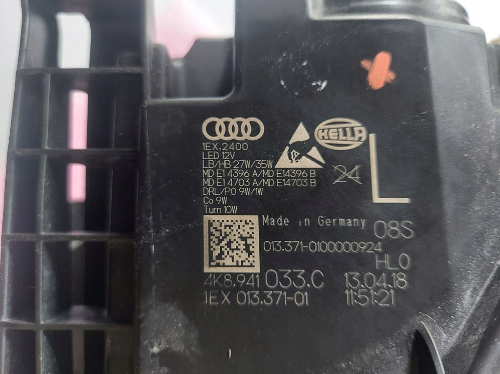 фото №13, Audi a7 s7 c8 4k лампа левая перед full led