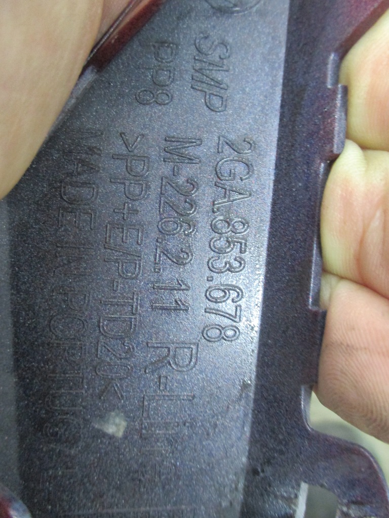 фото №4, Молдинг бампера перед vw t-roc r-line 21- 2ga853678