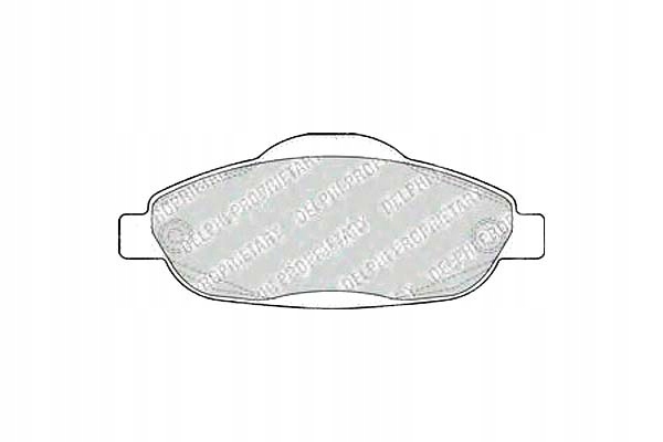 фото №1, Delphi тормозные колодки тормозные peugeot 3008 308 308 i 1.2