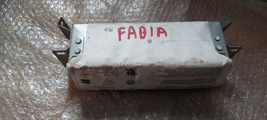 фото №16, 6q0880204a подушка пасажира skoda fabia i
