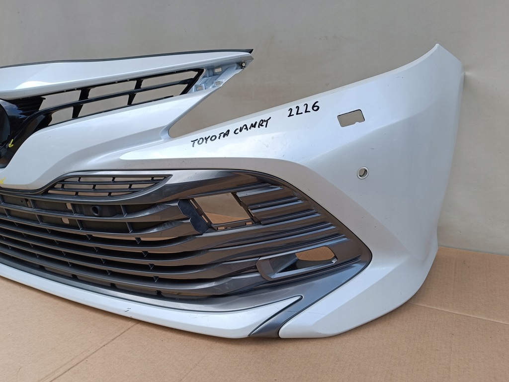 фото №10, Toyota camry 8 viii 2017-2021 бампер передній 4xpdc омивачі