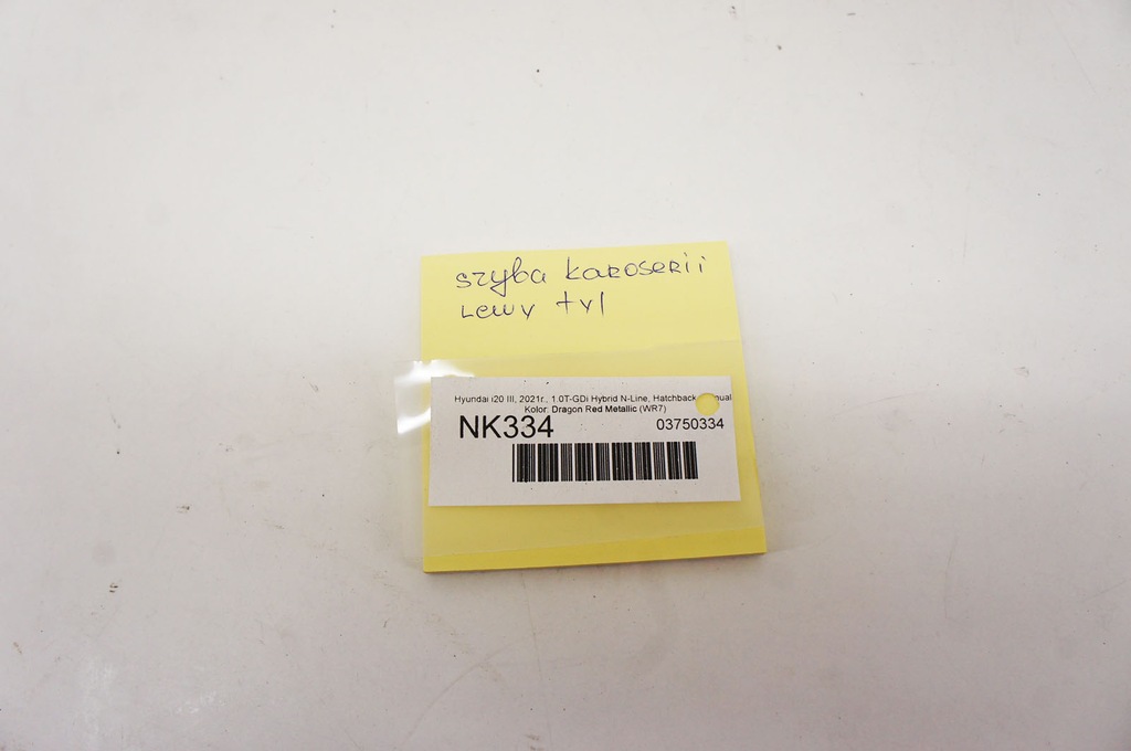 фото №5, Nk334 hyundai i20 iii стекло левый задняя 21r