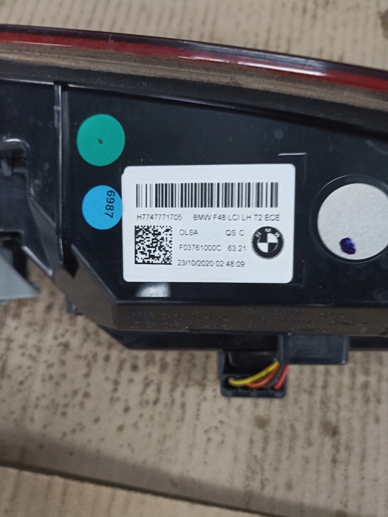 фото №9, Лампы задняя комплект bmw x1 f48 lci europa 7477713 7477714 7477717 7477718